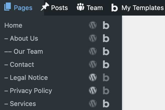 MA Admin Quick Nav - Action Edit in Builder Bricks