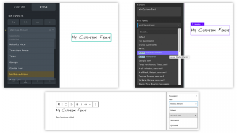 Integrate custom fonts into Gutenberg, Bricks, and Oxygen